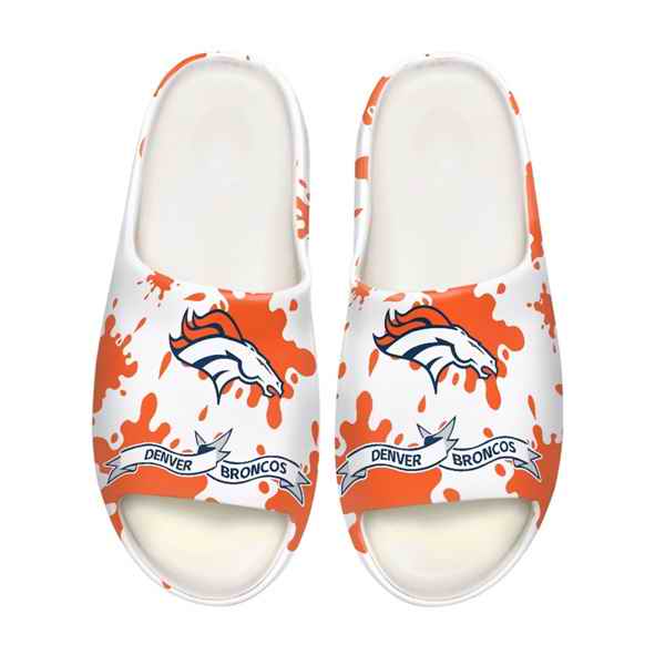 Women's Denver Broncos Yeezy Slippers/Shoes 001
